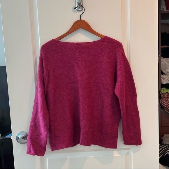 Eileen Fisher Kid Mohair Cropped Sweater - Picture 10 of 16